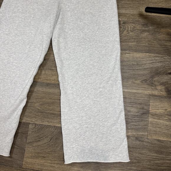 Frank & Eileen Catherine Favorite Sweatpants Size Medium Gray Crop Raw Hem - Picture 4 of 14